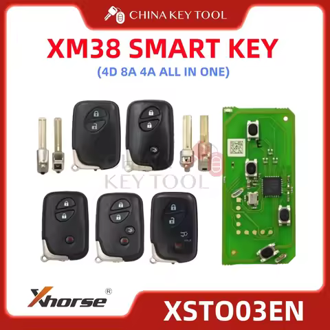 1PCS Xhorse Universal VVDI 4D Smart Remote Key XM38 XSTO03EN For Lexus Support Renew Global Version 