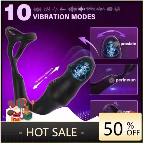 2026 9 Wiggling Swaying Vibrating Anal Vibrator with Cock Ring Thrusting Prostate Massager 3 Powerfu