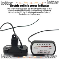 LETTER Battery Capacity Indicator  For Electrical Motorcycles 36V48V60V72V Battery Indicator