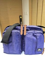 “ 罕有舊logo”Gregory Twin Pocket Shoulder Bag Small Size 斜揹袋 單肩包 香港行貨 Ultra-Violet