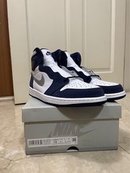 真品 Nike Air Jordan 1 Retro High OG 日本限定/喬登/耐克/1代/籃球鞋/白海軍藍/全新正品