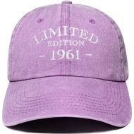 65th Birthday Gifts for Men Women, 65 Year Old Gifts Ideas, Washed Cotton Embroidered Baseball Cap A