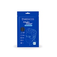 MEDICOS 4ply HydroCharge Regular Fit Surgical Face Mask Oxford Blue 7S
