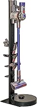 Mount Plus HAB2-HS Premier Aluminum Storage Stand Made for Dyson V15 V12 V11 V10 V8 V7 V6 Cordless Stick Vacuum Cleaner and Floor Robot with 8 Attachment Holders