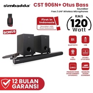 Simbadda CST 906N+ Soundbar Otus Bass Dual Subwoofer Speaker Karaoke TV Home Theater Karaoke Simbadd