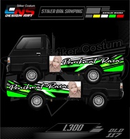 Stiker Bak Samping Pick Up L300 Stiker Vinyl Custom Stiker Variasi All Pick Up Carry / T120ss / Gran