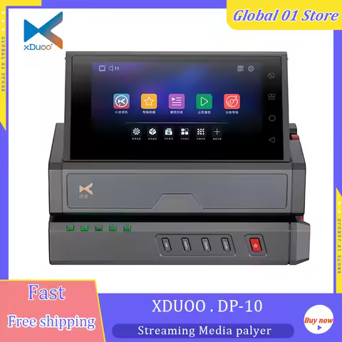 XDUOO DP-10 Streaming Player Android 14 Pure Digital Music Turntable Bluetooth 5.4 Quad-core 64-bit