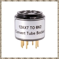 (RSDF) 1PC Tube Socket Adapter ECC83 12AX7 to 6N2 6N1 6N6 Converter Vintage Audio DIY