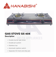Hanabishi GS 404 Double Burner Gas Stove