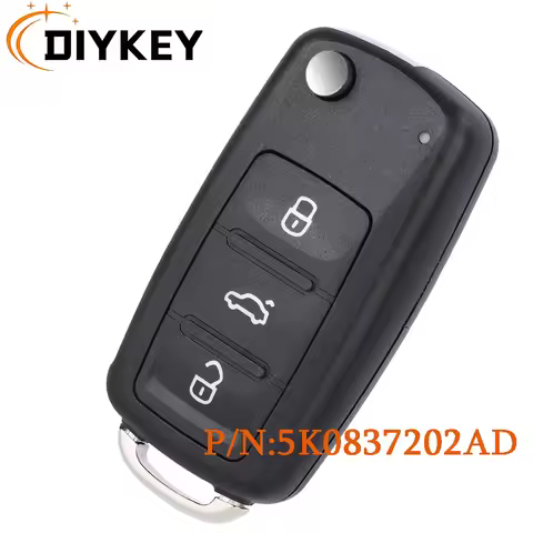 DIYKEY 5K0837202AD Remote Key Fob for VW Volkswagen GOLF PASSAT Tiguan Polo Jetta Beetle Skoda Seat 