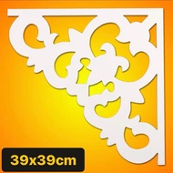Big Fascia Board Ceiling Decoration Ceiling Board Ukiran Kayu Kerawang Hiasan Dinding Bumbung Rumah