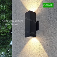 L013/2A waterproof minimalist outdoor garden box wall lamp fence 1 direction 2 directions wall lamp 
