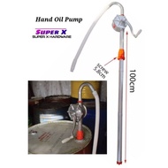 Ready stock 44 Gallon Aluminium Diesel Manual Hand Pump Rotary Oil Pump Drum Pump