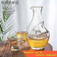 🧨Singapore Wine-Warmer Mountain Blowing Japanese Sake Set Suit Wine Warmer Creative Chilled Sake Plum Wine Sake Cup Hous