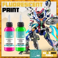 IRO Acrylic Pre-thinned Paint Fluorescent Color Series 60ml Gundam Color Paint Airbrush Solvent Base