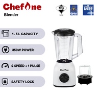 ChefOne TurboPro Blender 1.5L with 350W Power 2 Speed + 1 Pulse Safety Lock & 3 Pin Plug