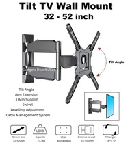 Upgraded P4 500mm Full Motion 32 to 52 Inch Tilt Cantilever TV Wall Frame Bracket Holder Mount P4 P4