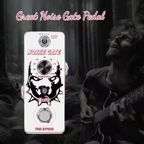 Clefly-LEF-319 Noise Gate Pedal Guitar Effects Noise Killer Great Performence Suppressor for Electri