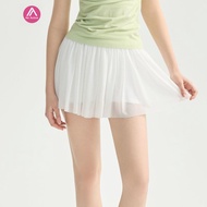 AirActive Skirted Shorts Mesh Pleated Yoga Badminton Dance Sports Bottoms for Women