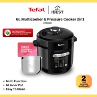 Tefal 6L Home Chef Smart Multicooker + Inner Pot / Pressure Cooker CY601D