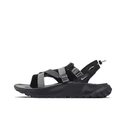 Nike Oneonta Sandal Leather Beach Sandals Men's Black Gray DJ6603-001