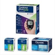 [永久保養行貨] Contour Plus ELITE 血糖機套裝 (附100紙+100針)