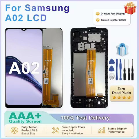 IPS LCD For Samsung Galaxy A02 Display SM-A022F SM-A022M LCD Touch Screen Digitizer Assembly For Sam