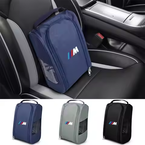 Car Emblem Sneaker Storage Bag Travel Outing Shoe Storage Tool For BMW M Performance X1 X2 X5 M3 M5 