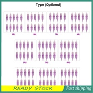 etto-MY 10pcs 9RS Tattoo Cartridge Needles Tubes Hand Poke Sterilized Needle Accessories Kit Set Sup