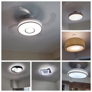 Fan s +Lighting -專業安裝風扇燈，吊燈，吸頂燈...不同種類燈飾都可安排
