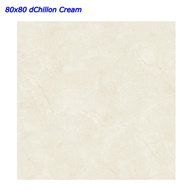 Roman Granit dChillon Cream size 80x80 Glossy Kw 1