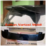 HITAM Original black innova kijang innova spoiler (with lamp) 2005 2008 2010 2012 2014