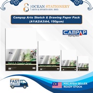Campap Arto Sketch & Drawing Paper 150gsm - A4/A3 / A2 /A1 Size