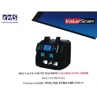 Valuescan NC-M2000 Mix Notes Multi Currency Heavy Duty Bank Notes Bill money Counter with Top Loadin