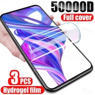 3Pcs 50000D HD Clear Soft Hydrogel Film For Tecno Pop 9 8 7 6 5X 5 3 5G 4G Pro LTE Plus Anti Blue Li