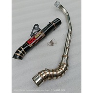 Kou mahachai Pipe 51mm canister conical open specs exhaust Pipe for Wave 125 Xrm 110/125 Wave 100/11