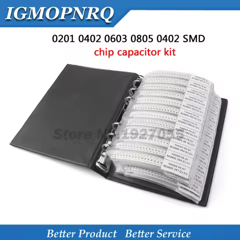 950PCS 2550PCS 4500PCS 0201 0402 0603 0805 1206 Capacitor Sample Book IGNOPNRQ SMD Assorted Kit 10uf