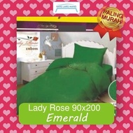 Sprei Lady Rose Motif Emerald 90x200 90 x 200 Nomor 4 No Empat Sperei