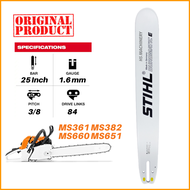 Original STIHL 25" Papan Chainsaw Guide Bar - STIHL 038 044 056 066 MS360 MS361 MS380 MS381 MS382 MS660