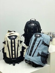 The North Face Big Shot Backpack 3 Color White Black Light Blue Large Capacity Laptop Backpack
