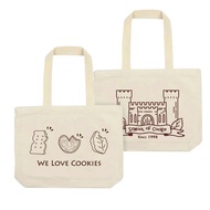 [Taiwan Yogurt Biscuit Academy] Cultural Creative Merchandise|Wide-Soled Canvas Bag-Castle Style, Wi