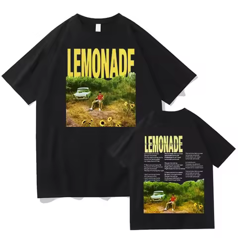 2025 Louis Tomlinson Lemonade Tour Merch T Shirts Men's Women Vintage Fashion Hip Hop Oversized Cott