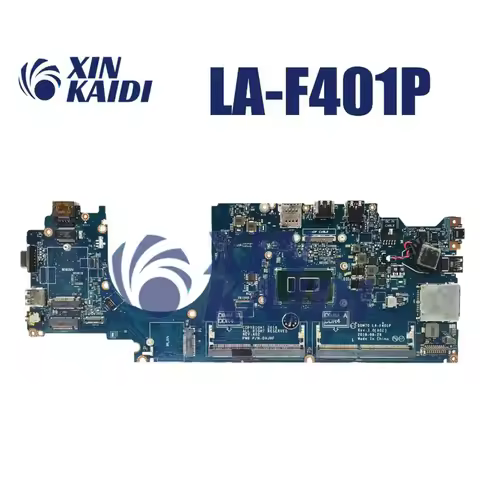LA-F401P With i3 i5 i7-7th / 8th Gen CPU Notebook Mainboard For DELL latitude 5490 Laptop Motherboar