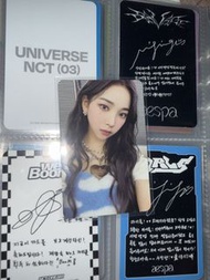 aespa karina girls美網特典卡