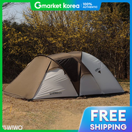 Wio Family Dome Tent m Camping Tent Shelter Dome-Shaped Tent Mesh Inner Shade Tarp for Deck