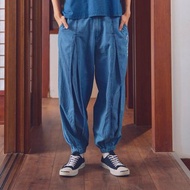 江戶勝 日系 男裝 雙色束口褲(漂淺藍) #褲子#牛仔褲