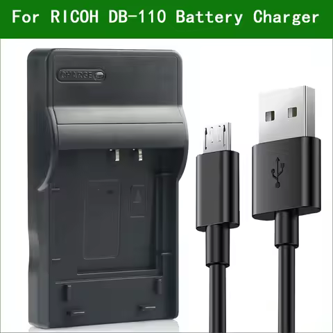 DB-110 Digital Camera Battery Charger for RICOH GR III G900 G900SE WG-6
