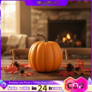magideal Lifelike Decorative Foam Pumpkins Realistic Fake Pumpkin with Stem Farmhouse Fake Pumpkins 
