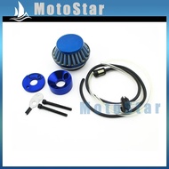 Blue Racing Air Filter Carburetor Carb Clearner Adapter Fuel Hose For 23cc 33cc 43cc Engine Goped Bl