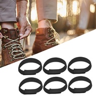 [whfashionkk] 6 Pieces Elastic Trouser Leg Straps, Boot Straps, Nylon-polyester Ankle Straps, Boot T